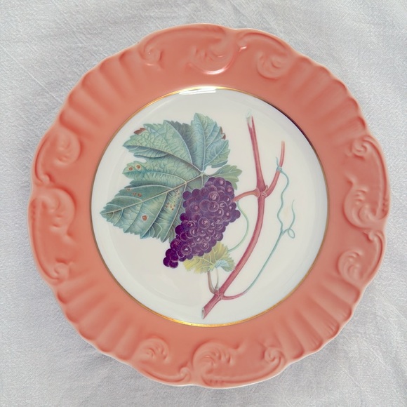 Mottahedeh Vista Alegrae Summer Fruits Small Porcelain Plates, Made in Portugal - Picture 7 of 8